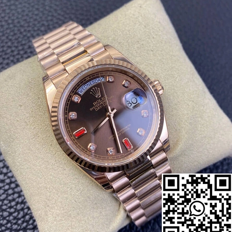 Rose EW Gold Day Factory 118235 Date Rolex 0723
